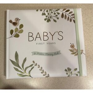 Pearhead Baby's First Years Modern Memory Book Woodland Journal New